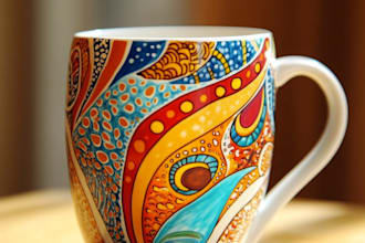 draw a mug or coffee mug design