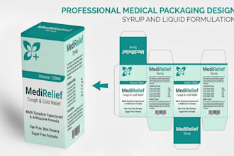 design peptide sarms vial label product label medicine box design with 3d mockup