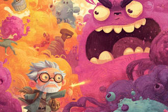 draw children book illustration