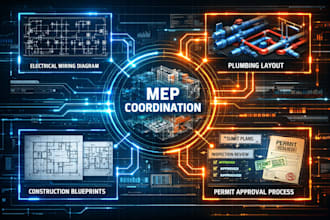 coordinate electrical and plumbing plans for california approval