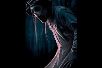 create darkart,black white artwork,deathmetal artwork