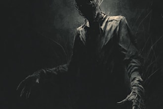 draw dark art, horror illustrations and tattoo designs