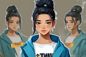 draw custom character design