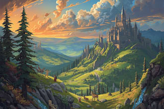 creaty a fantasy art
