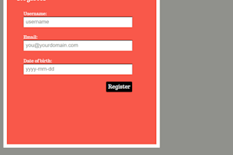design a landing page