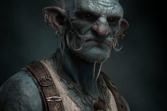 fantasy horror and fantasy horror character