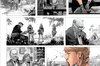 illustrate a fun and engaging comic strip