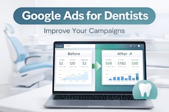 set up google ads for dentists and teach how to get patients in UK,USA