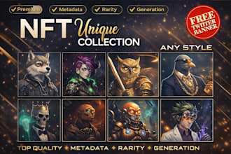 design nft art crypto pixel collection generator metadata development rarity nsf