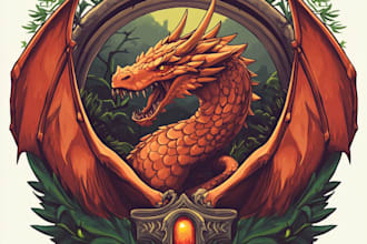 make fantasy logo for your brand
