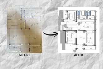 digitize your physical plans into a 2d digital model