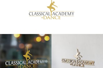 design dance studio, dance academy, dance school, ballet dance, hip hop logo