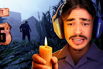 create horror game thumbnails for your youtube channel