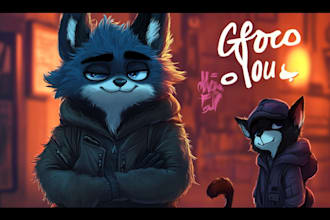 draw art of you furry characters
