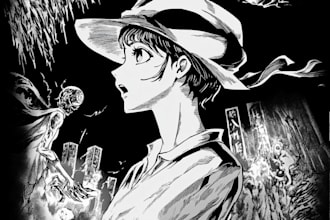 draw great manga pages for you
