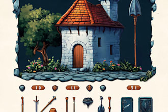 create professional 2d game assets