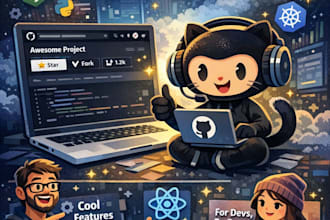 promote USA your github repo to the right audience to gain star, fork, followers