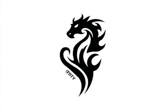 design a tattoo style metal logo