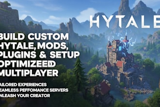 build custom hytale mods, plugins and setup optimized multiplayer servers