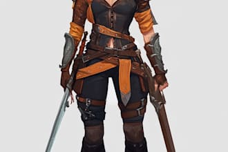 design an elite 2d game character for your indie game