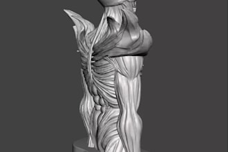 photorealism 3dsculpture,miniature 3dprint,armor stl,watertight,mechanical joint