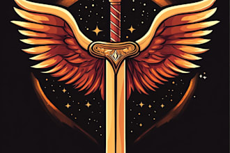 design fantasy logo with cool unique magic style