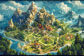 create your fantasy city map