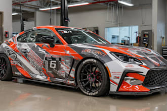 design eye catching race vehicle wrap graphics