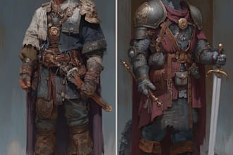dnd character art and dnd character art