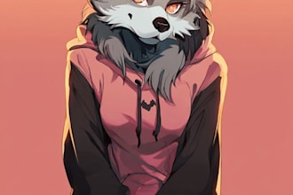 draw art of your furry character or fursona