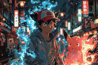 draw pokemon trainer anime battle, fakemon, and fusion