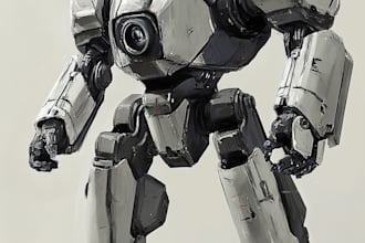 high quality robot, mecha concepts