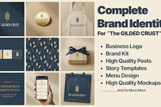 do business brand identity, logo design and branding kit