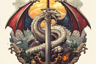 design a custom fantasy logo