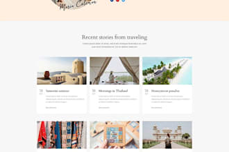 do backpack traveler, modern travel blog website