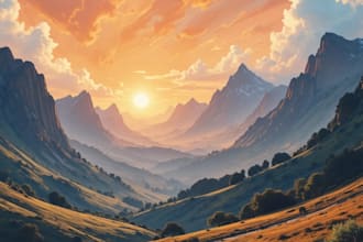 create professional landscape digital art