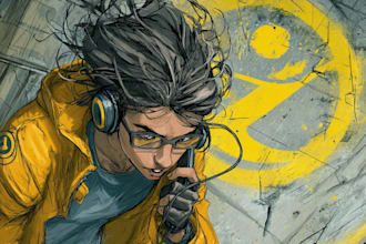 illustrate professional comic book pages for you