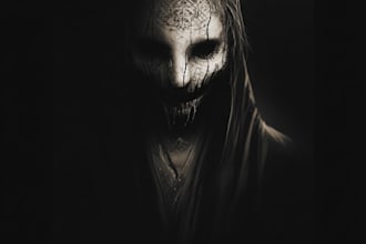 draw dark art and monsters