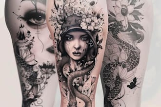 design a realistic tattoo