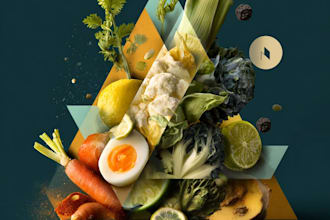 design food poster for your restaurant custom food poster