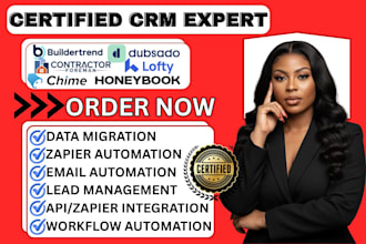 lofty chime dubsado buildertrend contractor foreman honeybook zapier integration