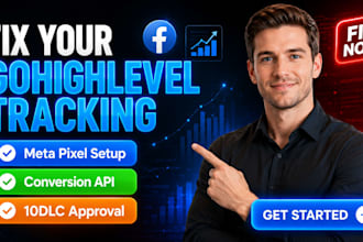 fix gohighlevel fb pixel, conversion api and 10dlc setup