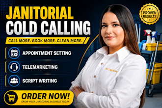 janitorial cold calling real estate cold caller lead generation b2b cold calling