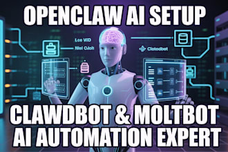 setup openclaw, clawdbot, moltbot ai agent automation on vps