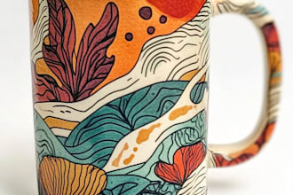 do mug design for you