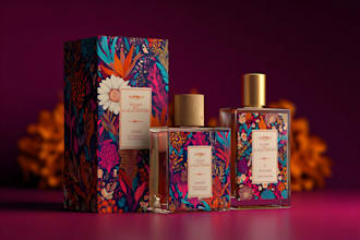 design product pouch packaging with realistic
