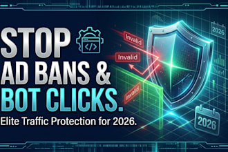 setup antibot and advanced traffic protection for your site or ad campaigns
