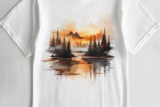 t shirt illustration and t shirt design