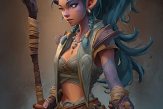 do fantasy character art and fantasy character art