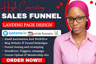 build systeme io sales funnel landing page clickfunnels 2 0 builder ghl website